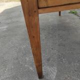 Farmhouse table in blond walnut 200 cm