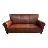 Leather club sofa