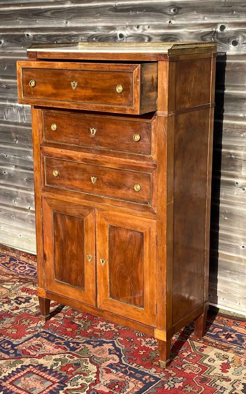 Writing desk in mahogany from Louis XVI 18th century
