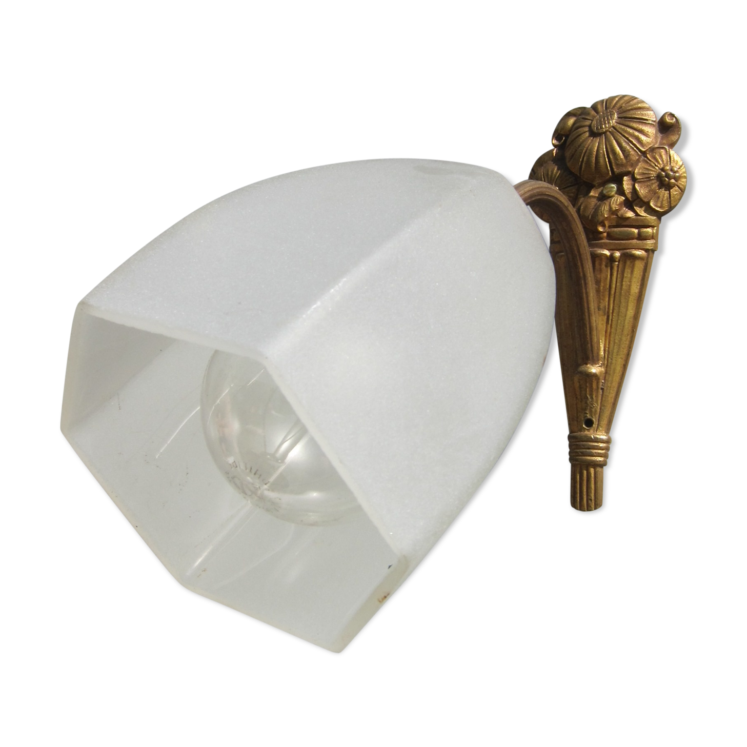 Bronze wall and glass sand art deco 1925