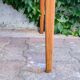 Bureau bois brut années 50