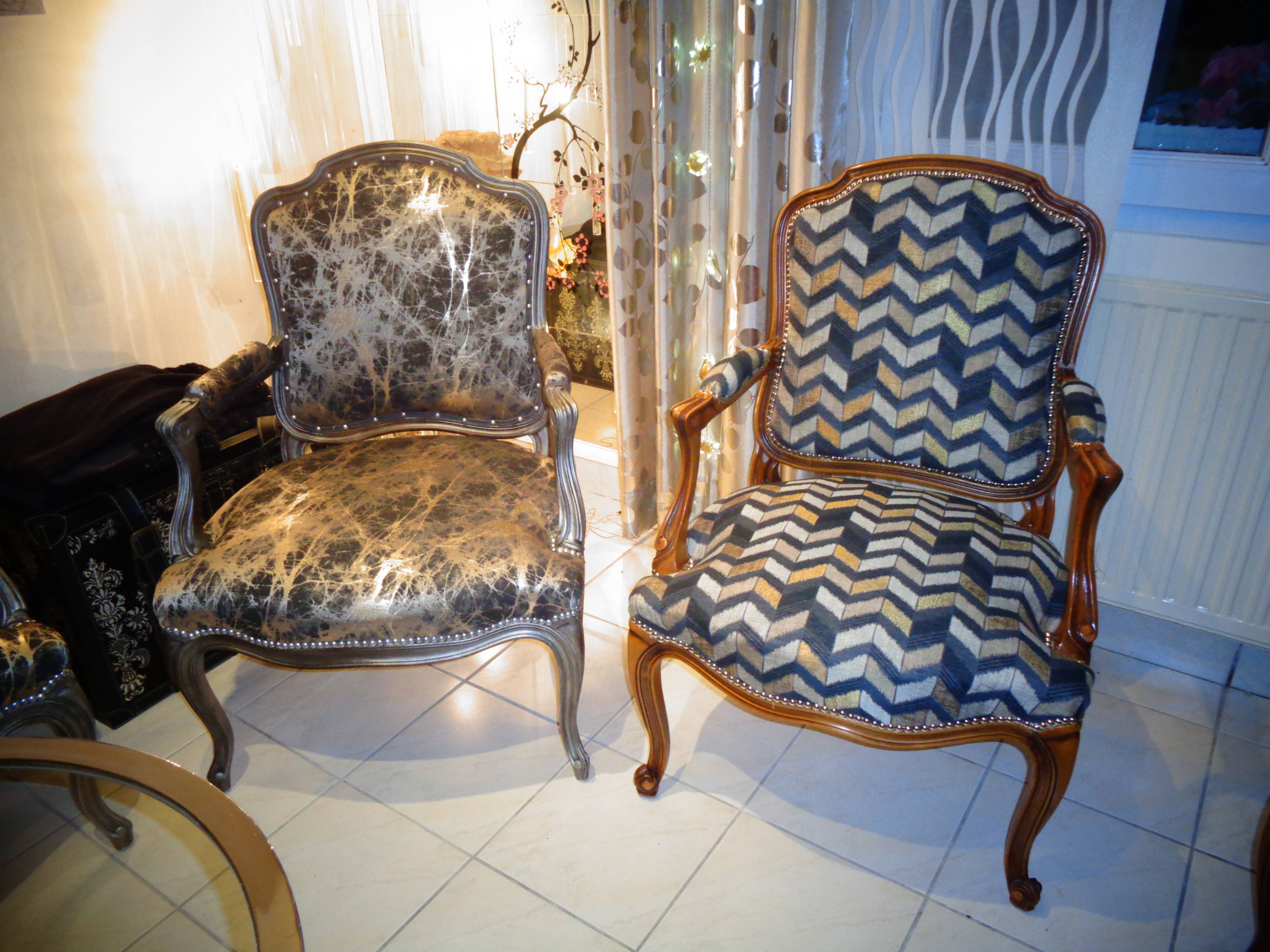 Louis xv armchairs