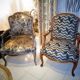 Fauteuils louis xv à la reine