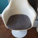 Set 4 armchairs Tulipe by Eero Saarinen Knoll International