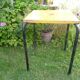 Industrial design table metal Tolix