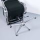 SOFT PAD CHAIR EA 217 EAMES BLACK LEATHER HERMAN MILLER PUBLISHED BY ICF 1970s