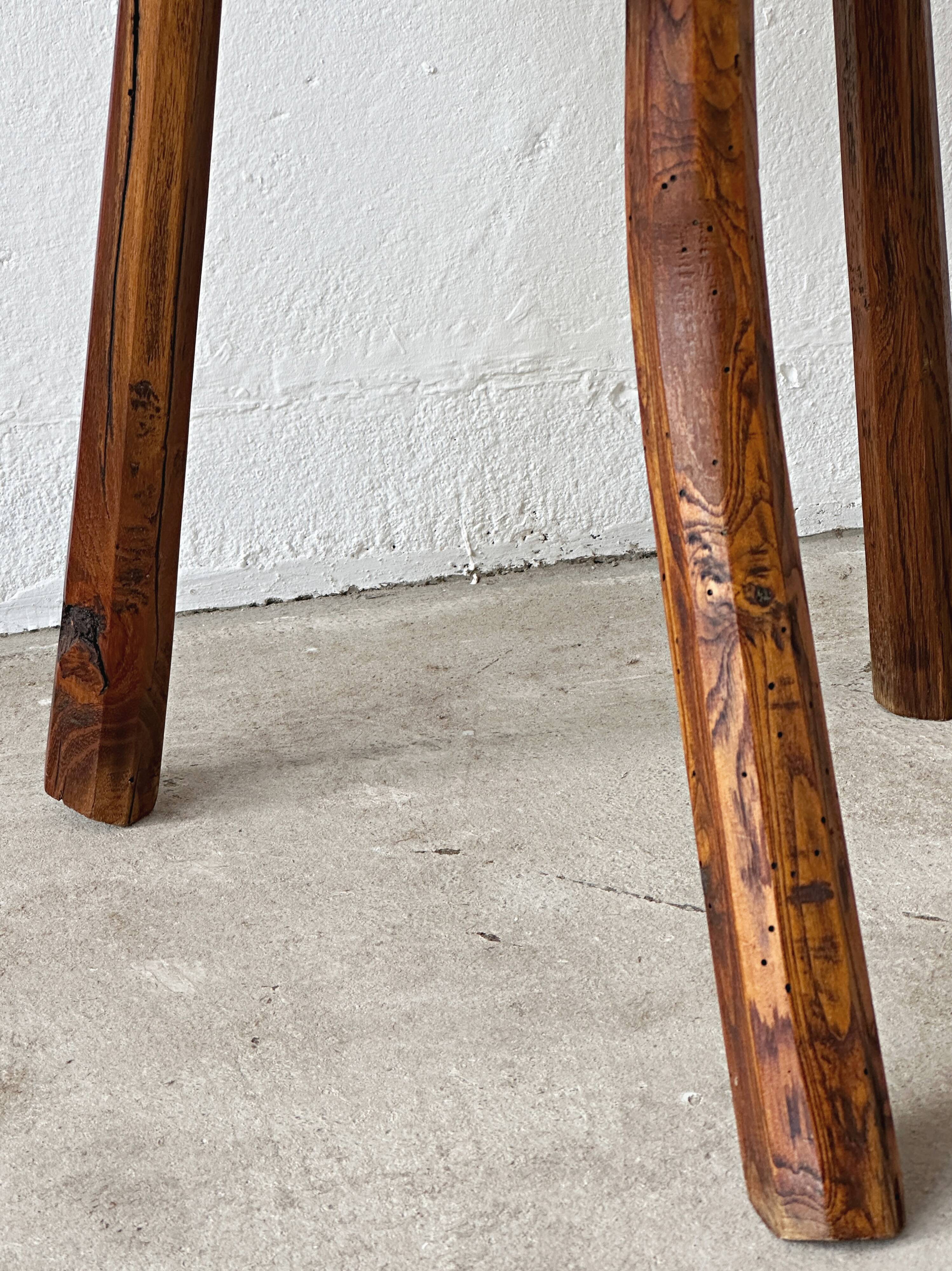 Antique solid wood stool