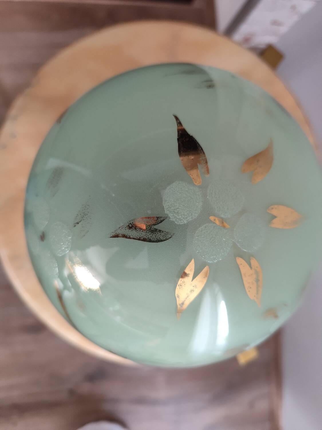 Opaline ball light fixtures