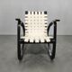 Fauteuil en bois cintré par Jan Vanek, Tchécoslovaquie, années 1960.