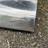 Modern round metal side table