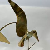 Vintage curtis jere modern brass wall sculpture