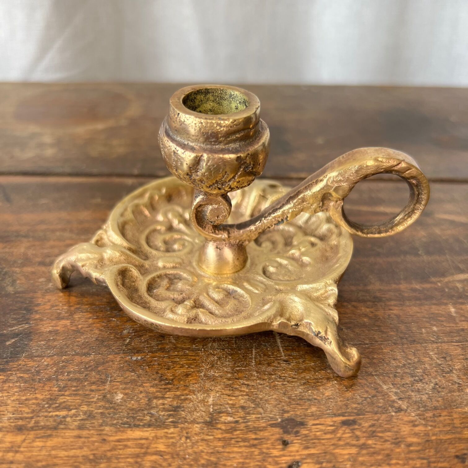 Bronze candle holder