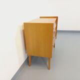 Vintage wooden chest of drawers from the 50s 60s