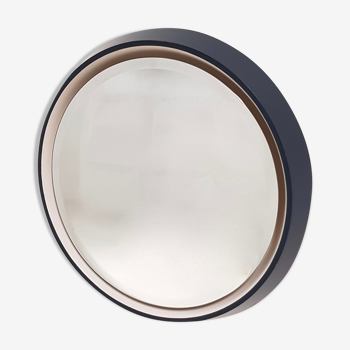 Bright round mirror Luciano Busnelli vintage fiberglass - 1970