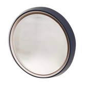 Miroir rond lumineux Luciano Busnelli vintage en fibre de verre - 1970