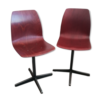 Paire de chaises Pagholz