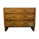 Commode époque Art Déco en ronce de noyer avec 1 incroyable ramage
