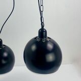 Vintage Space Age Pendant Light – Brown and Chrome, 1970s