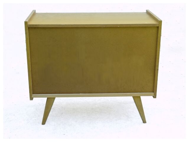Commode en rotin des années 1960