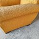 Fauteuil club jaune moutarde