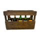 Caisse de vin en bois vintage