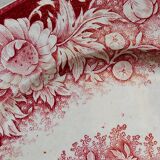 Five plates of earthenware from Pexonne 19th service "flowers"