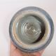 Ceramic ball vase signed Jean Pierre Gasnier dit Pierg Blue green pink