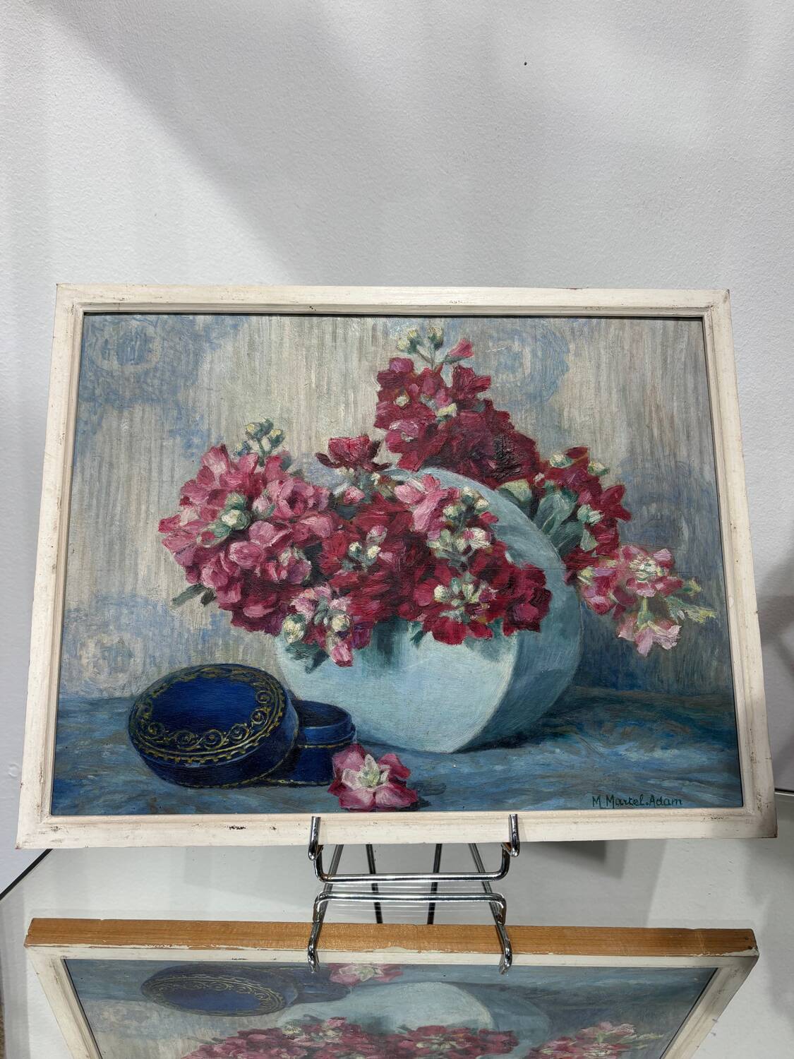 Old painting signed M. Martel-Adam (19th/20th century)