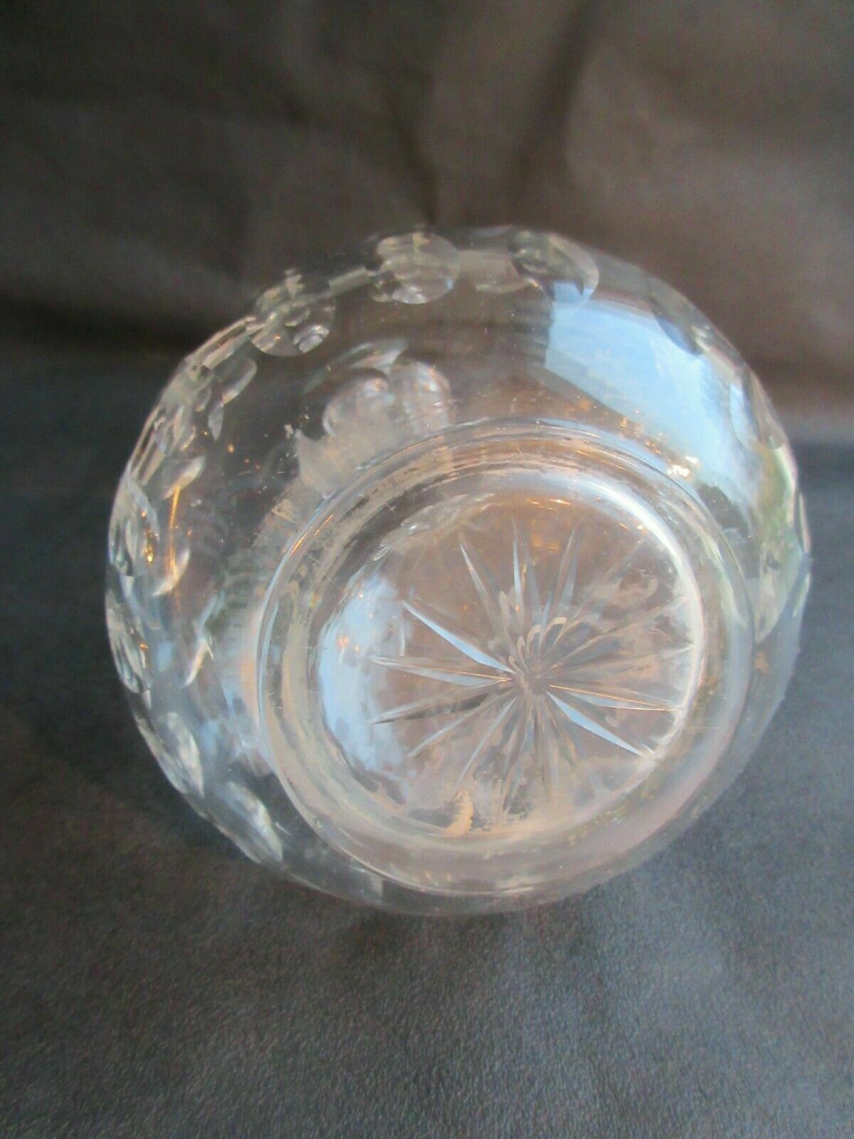 Carafe Baccarat, St Louis cristal incolore taillé, Napoléon III