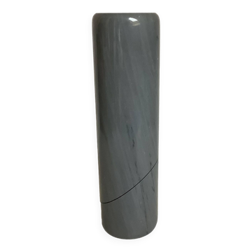 Marble cylinder vase Mageia Giulio Lazzotti Italy