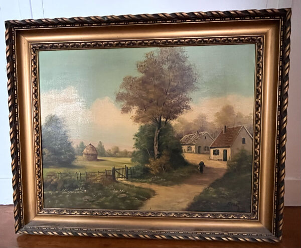 Tableau : huile sur toile