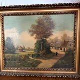 Tableau : huile sur toile
