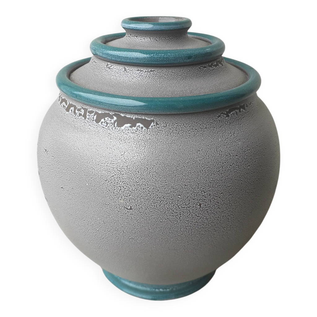 Vase Design Boule Céramique 25cm Rose Pastel