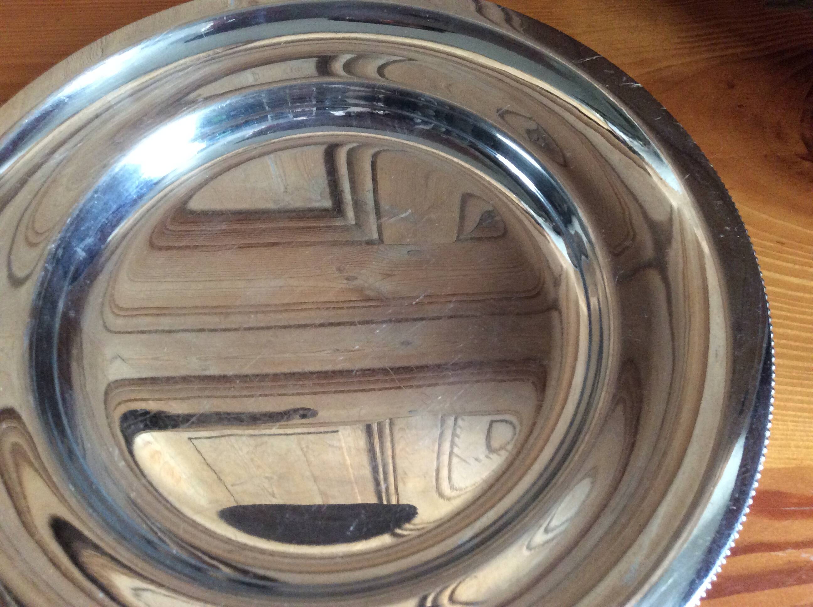 Stainless steel dish