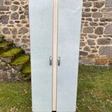 Armoire vintage en Formica bleu (vert d’eau)