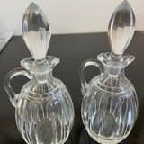 Oiler and old vinegar in crystal