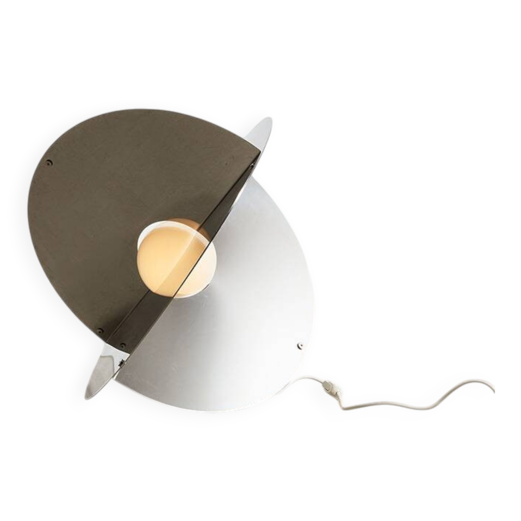 Rare Luna Lamp by Rinaldo Cutini for New Lamp Italy ca. 1970