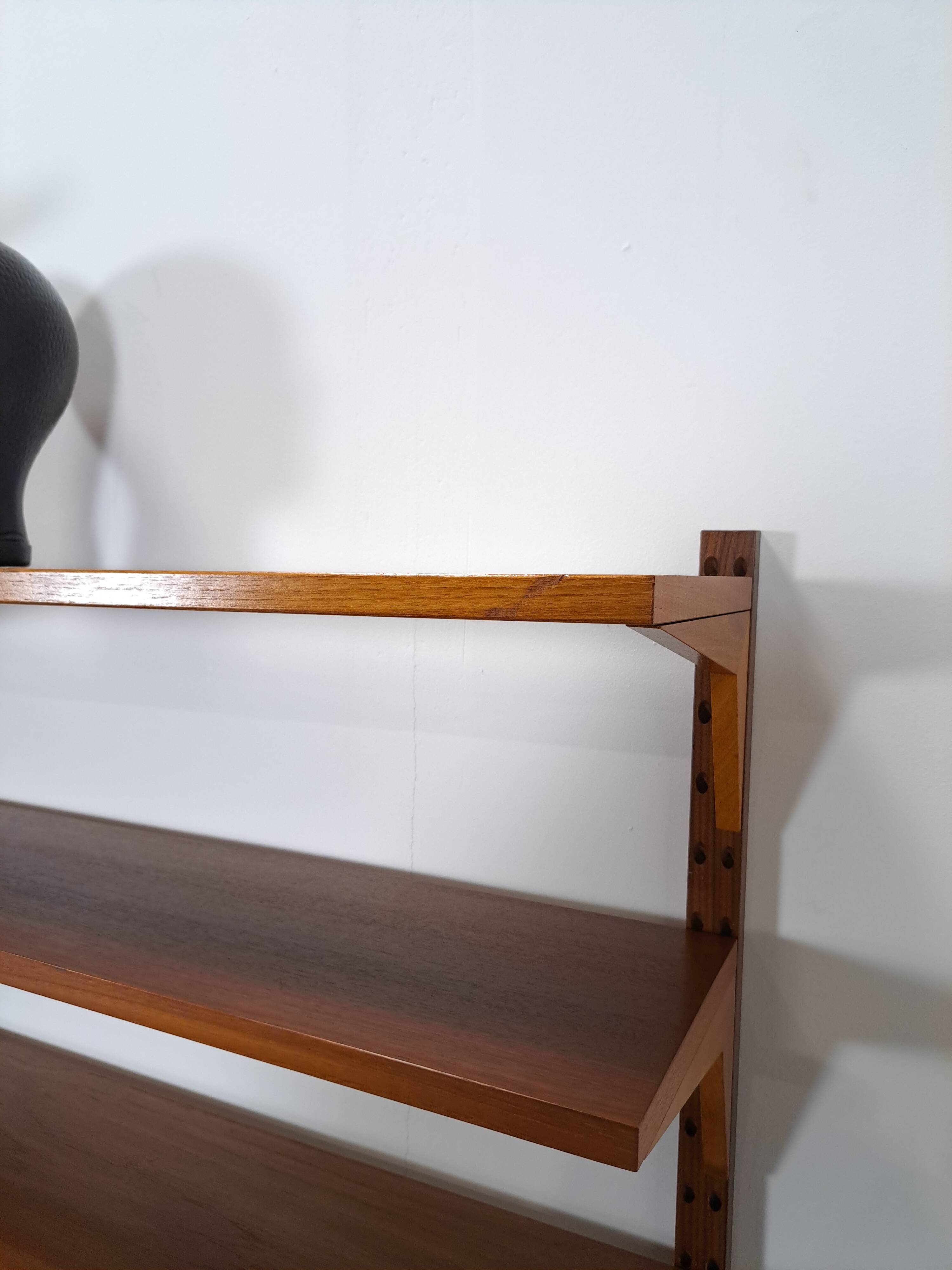 Deens Poul Cadovius Royal System modulair teak wandsysteem Cado
