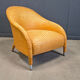 Antonio Citterio braided leather armchair, 1980s