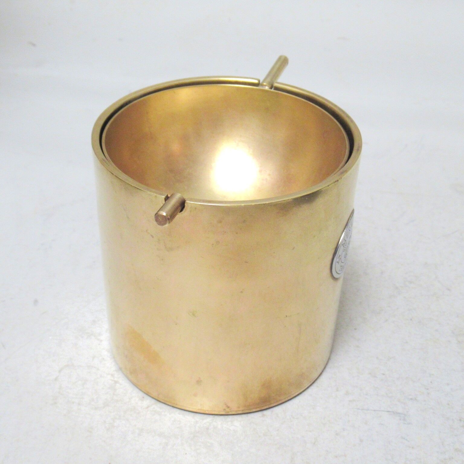 Cylinda brass ashtray Mermaid Trademark Annnées 60