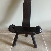 Rustic tripod stool