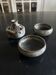 set of 3 ceramics by Thierry and Chantal Robert