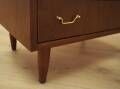 Danish teak chest of drawers with six drawers and lockable top drawer, 1960s