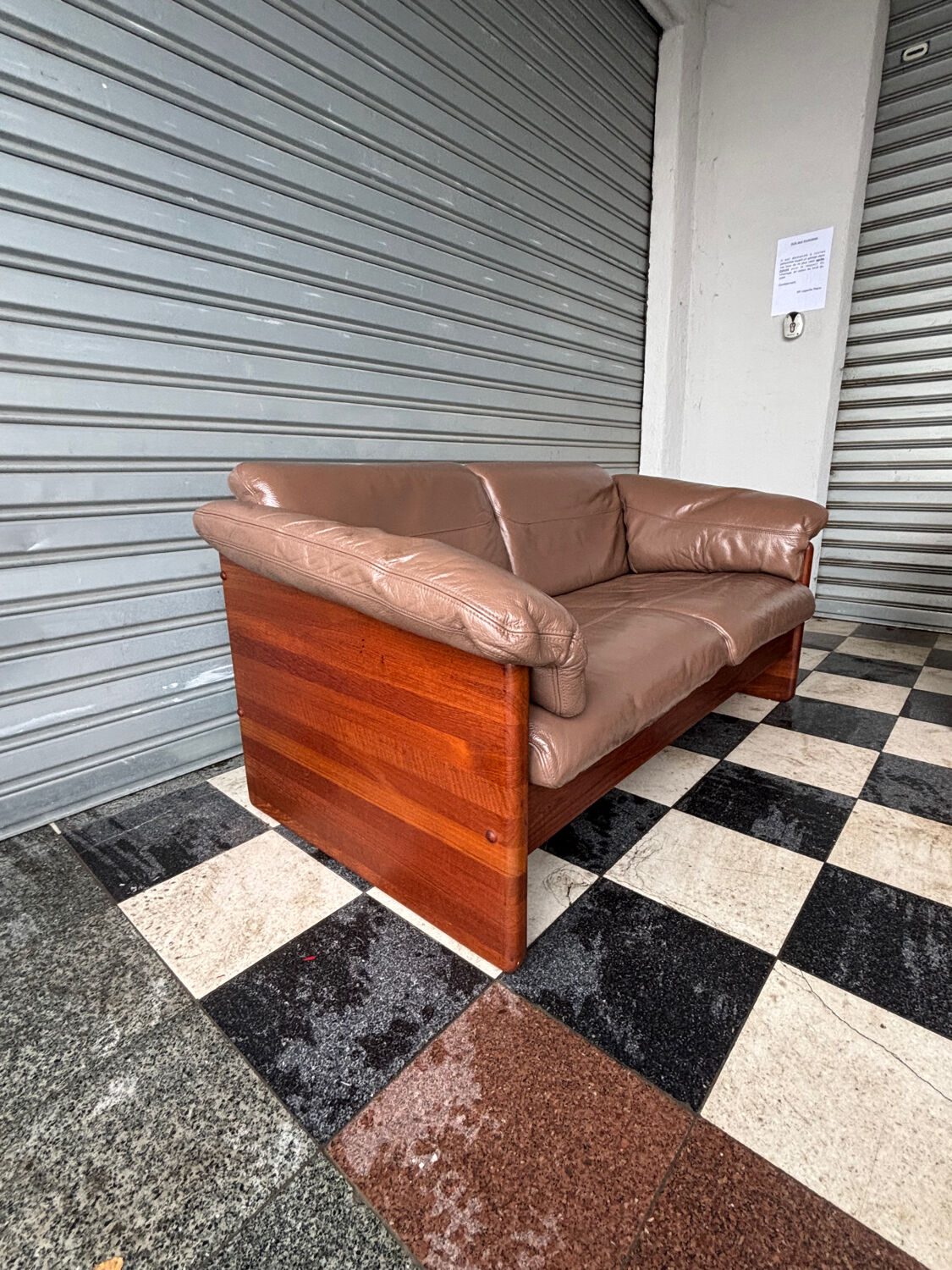 Canapé danois en teck massif Mikael Laursen