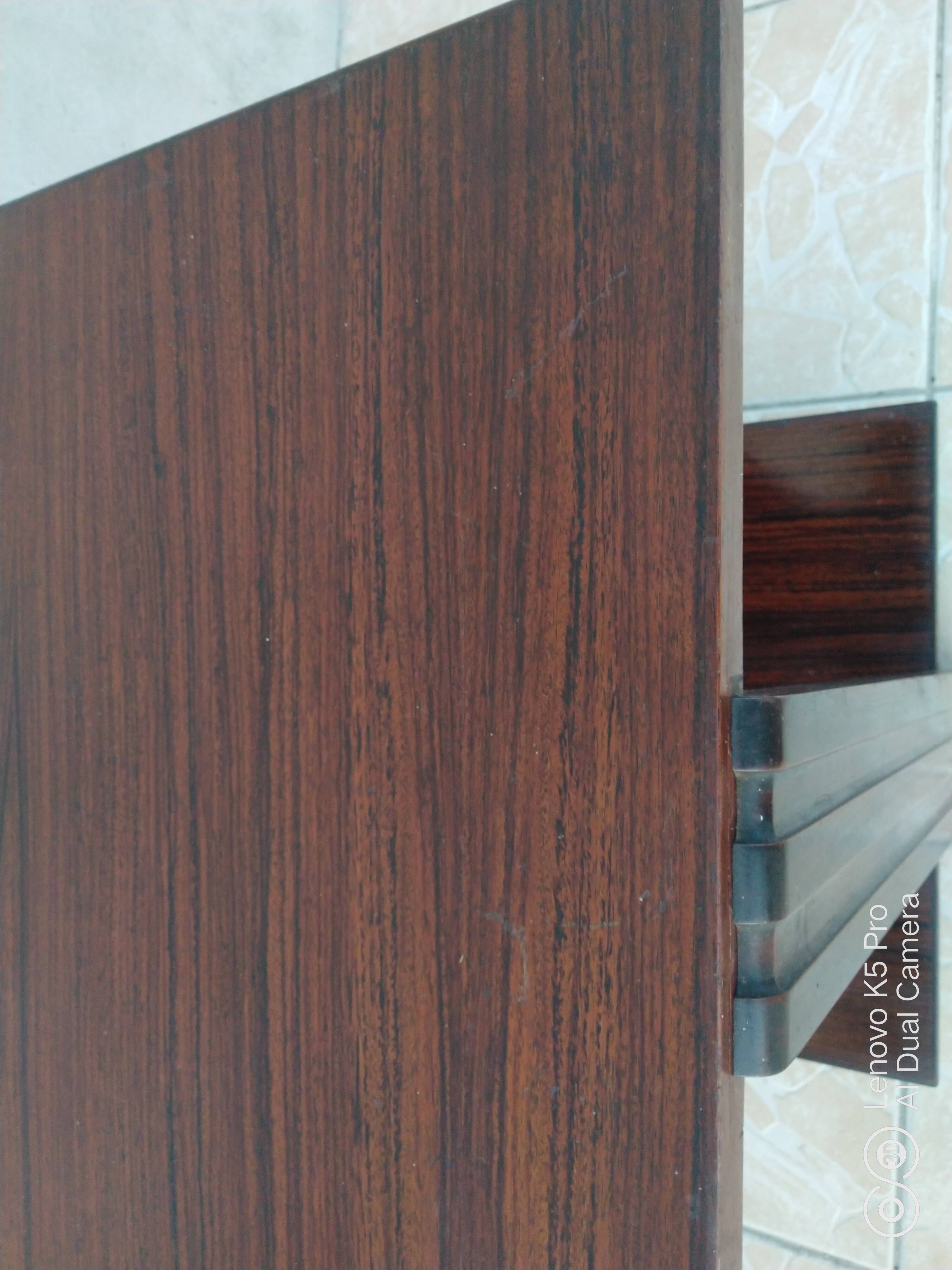 Art Deco side table in macassar ebony