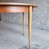 Table ronde extensible vintage