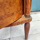 Empire style bedside table marble top