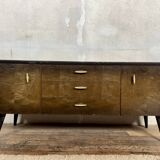 Meuble TV/hifi enfilade vintage moderniste Français