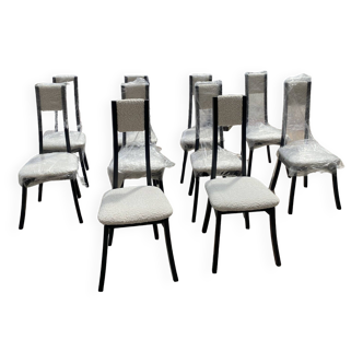 10 chaises modèle Programma S11 - Angelo Mangiarotti - Années 70