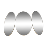 Triptych oval mirrors, 1950